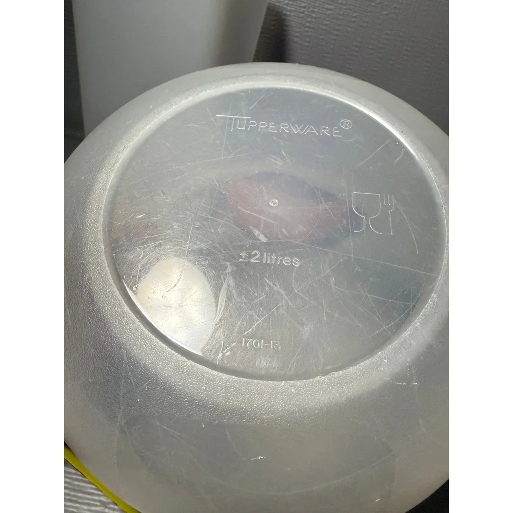 Vintage Tupperware Mixed Lot 6 Piece Set Purple Coral Frosted Clear No Lids
